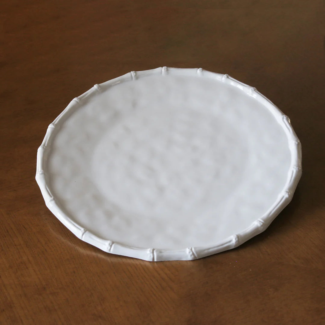 Bamboo Large Round Melamine Platter