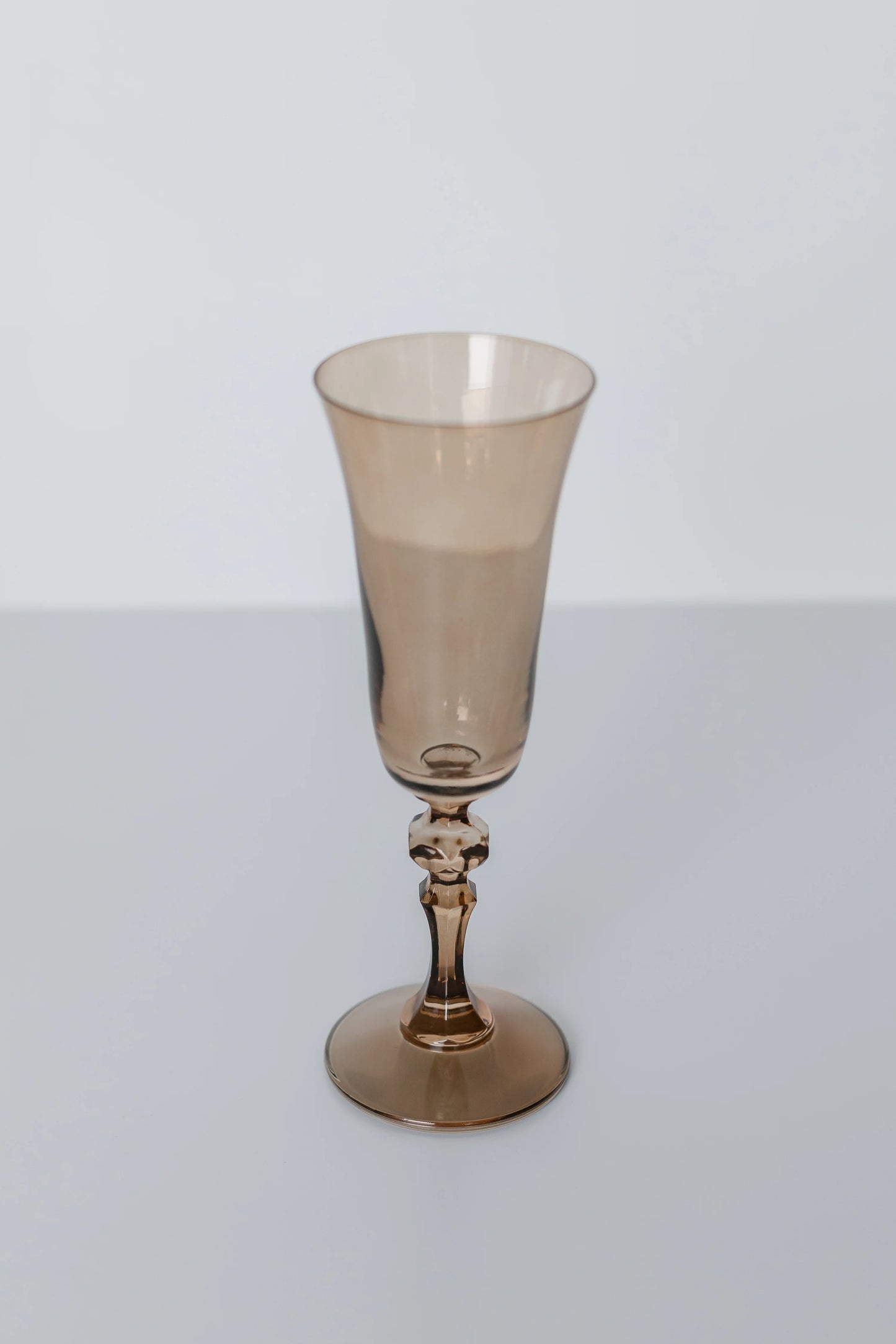 Estelle Regal Champagne Flute - "Amber Smoke"