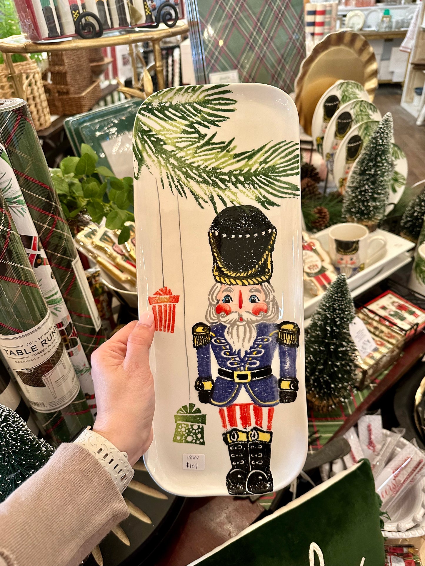 Vietri Nutcracker Narrow Rect. Platter