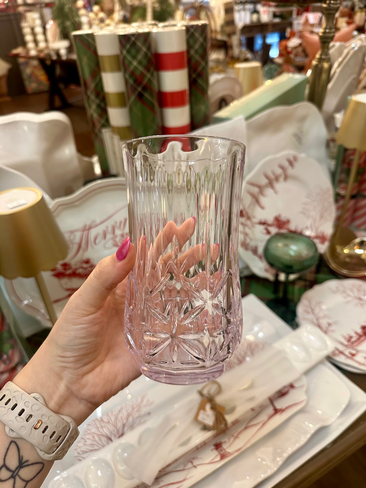 Sophistiplate Clear Melamine Tumbler