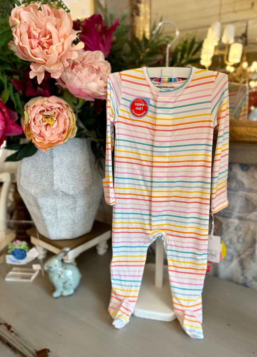 MM: Colorful Stripe Footie