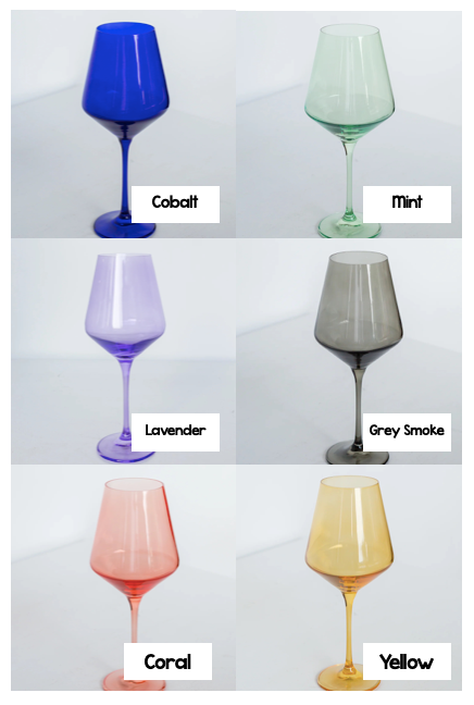 Estelle Stemmed - Bride Color Pick (LB)