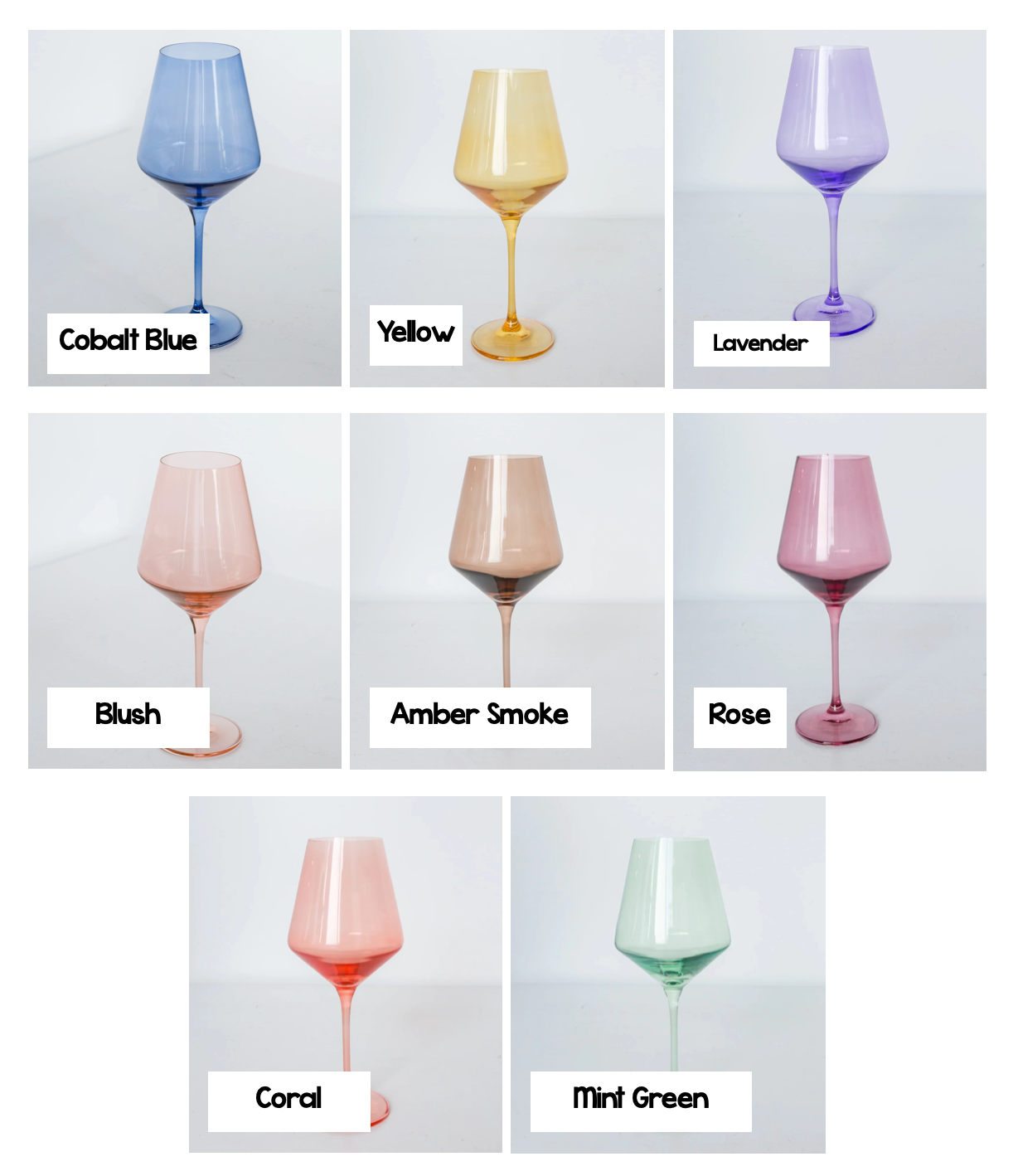 Estelle Stemmed - Bride Color Pick (AA)