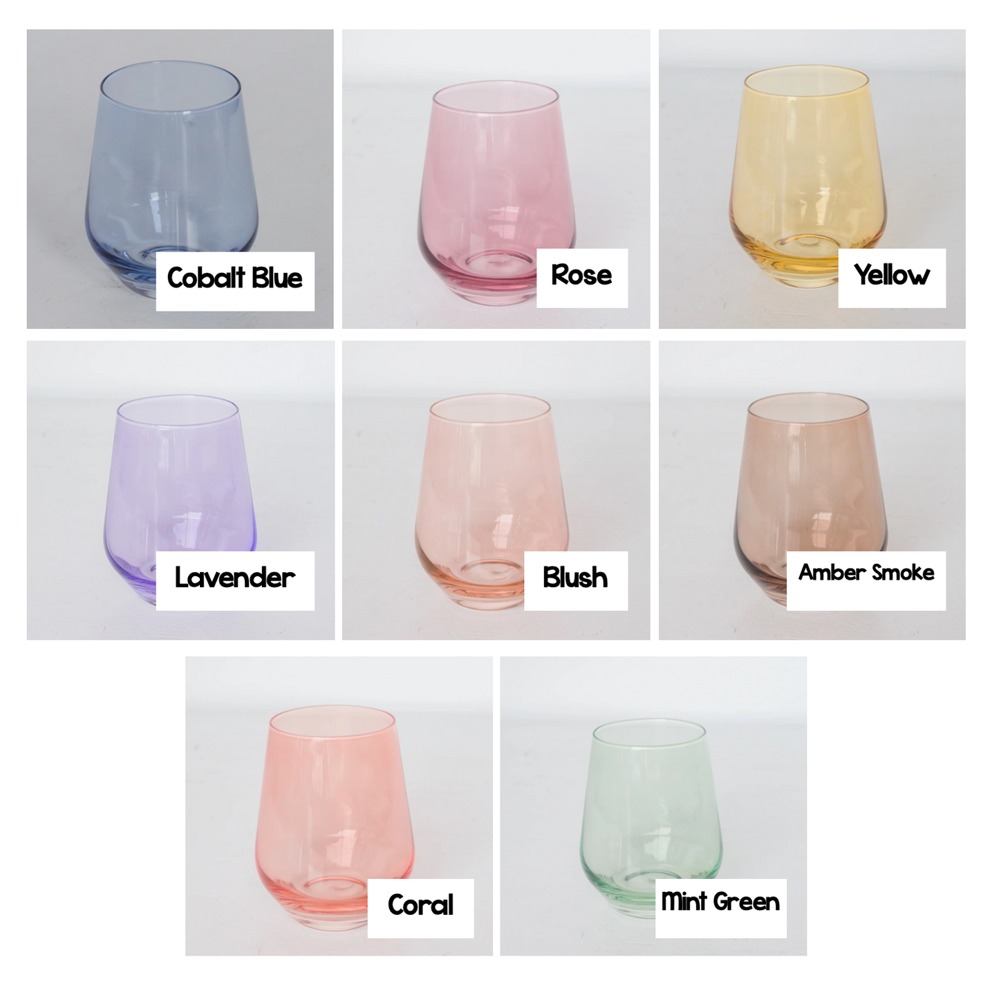 Estelle Stemless - Bride Color Pick (AA)