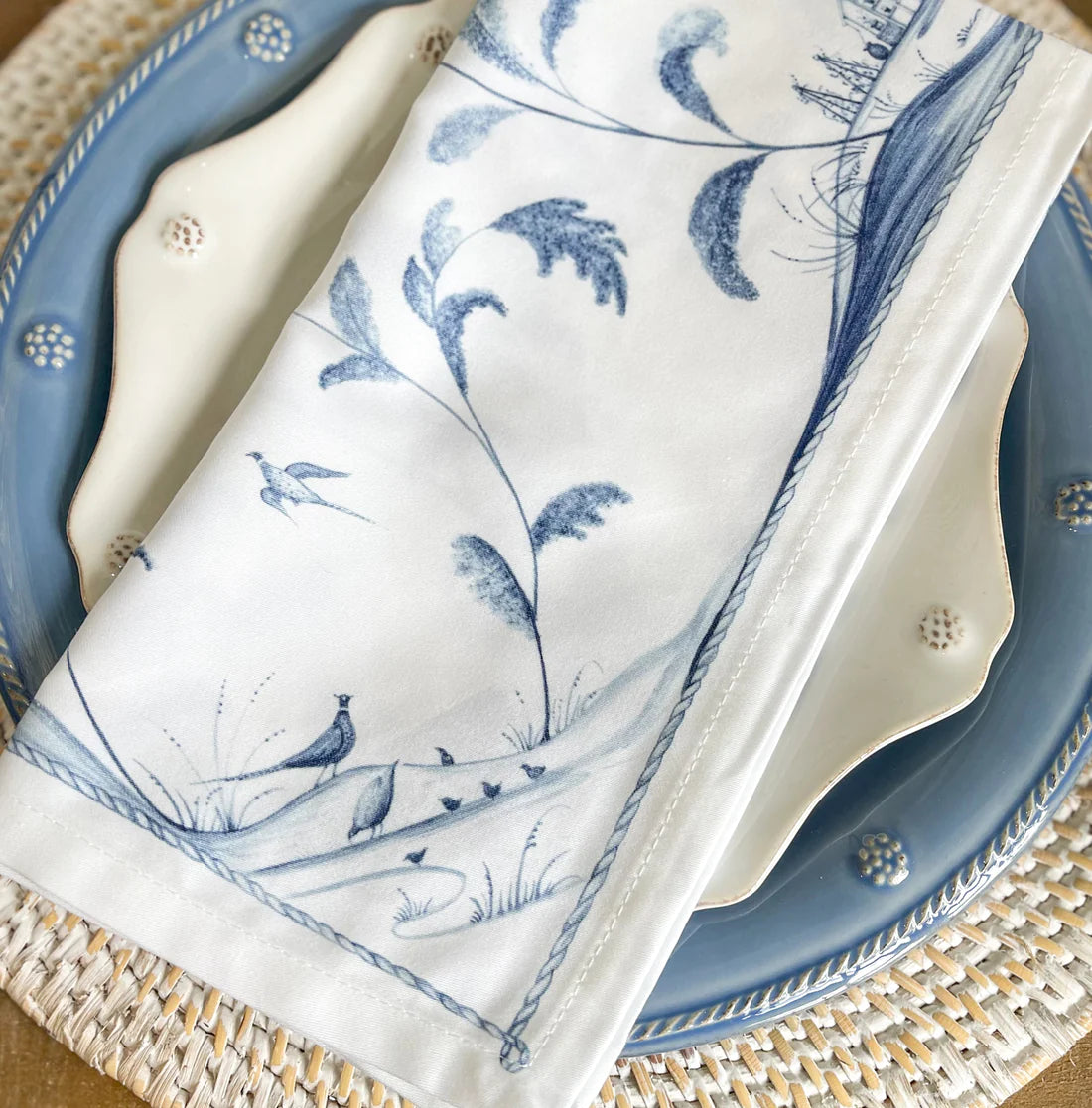 Blue + White Country Estates Napkins