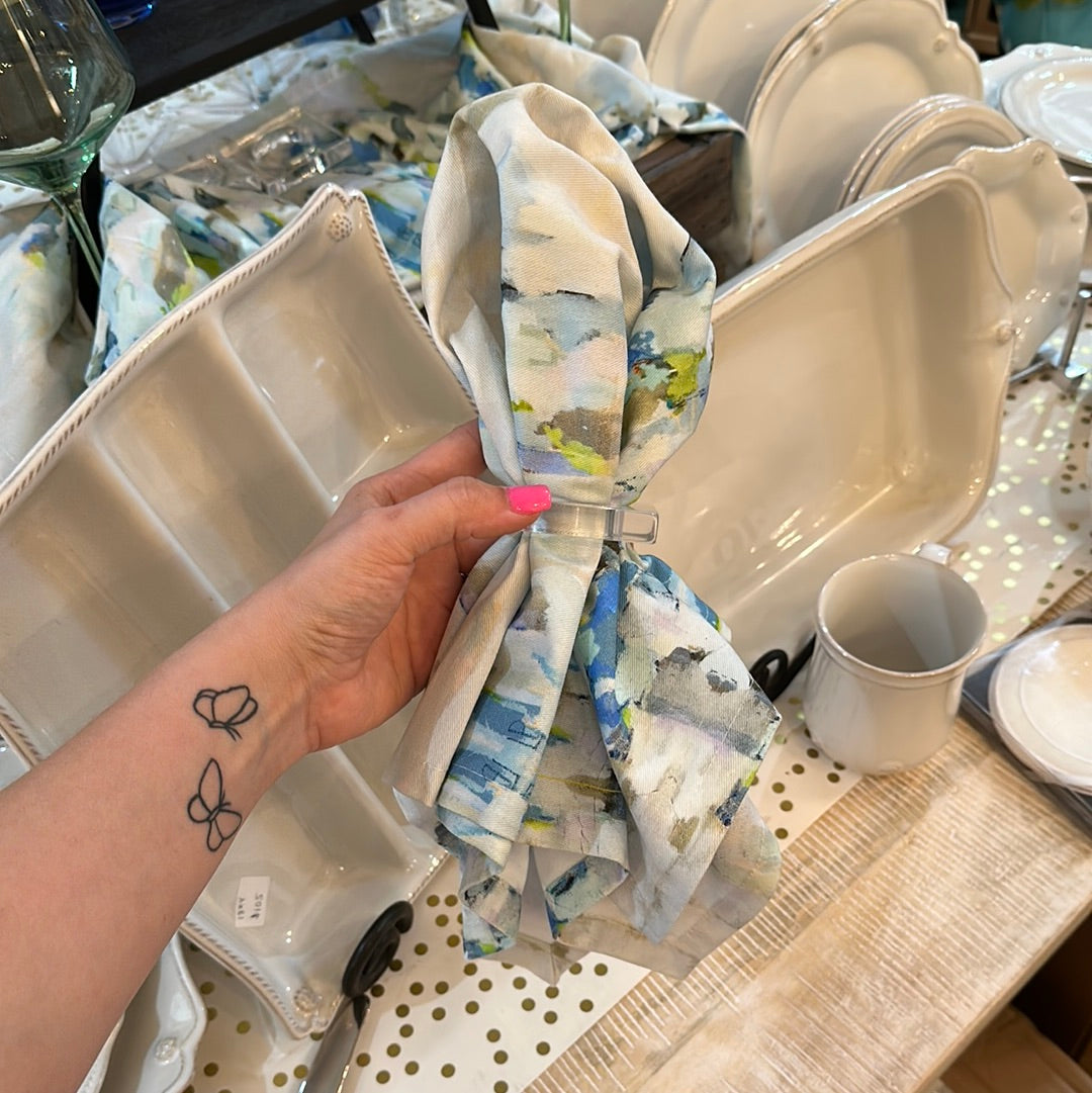 Laura Park Napkins: Blue/Green