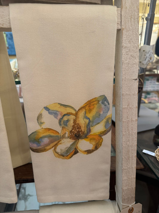 Magnolia Tea Towel