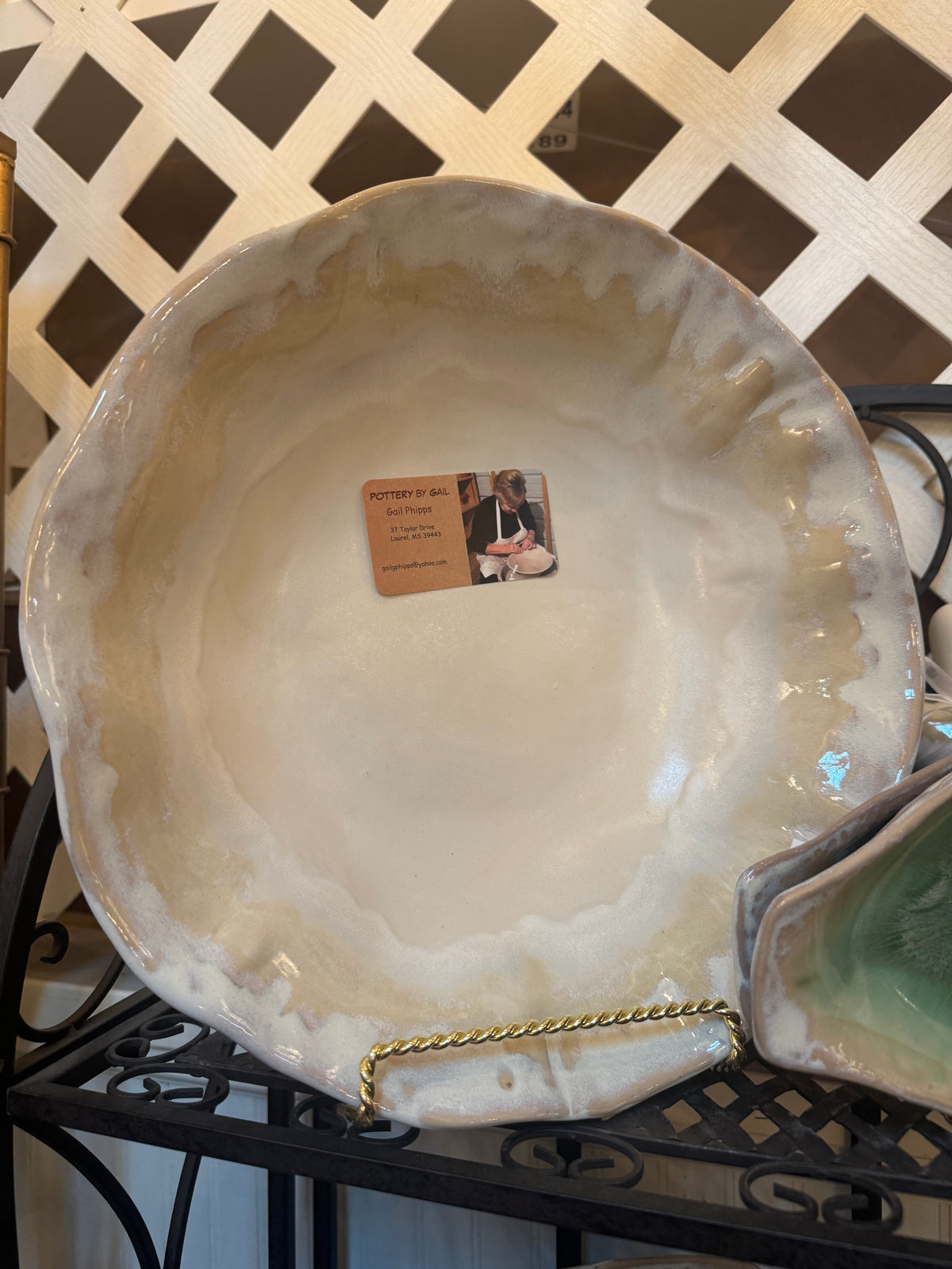 Round Large Cream Bowl - PBG