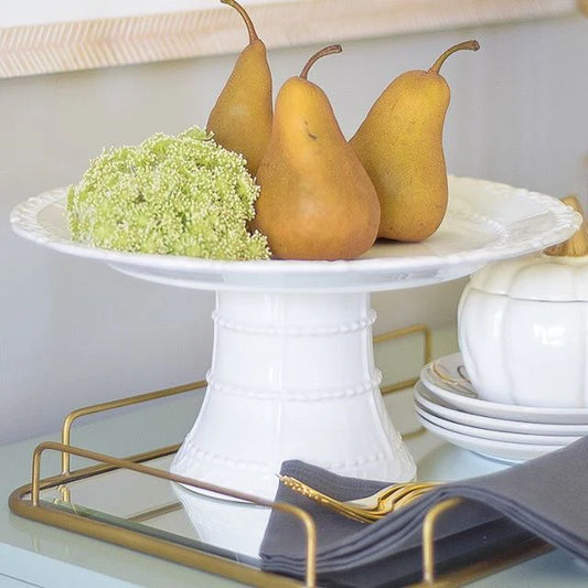 Historia Cake Stand Paperwhite