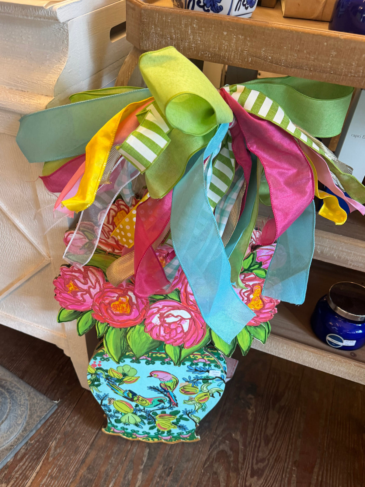 Bird Vase Door Hanger