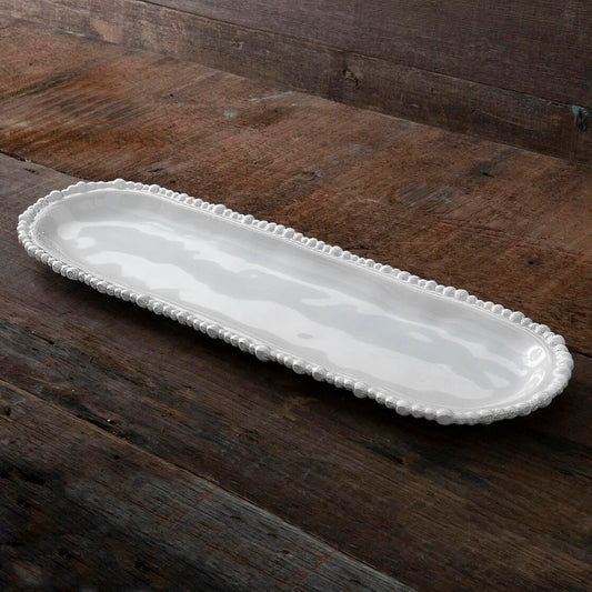 Melamine Beaded Long Rect. Tray