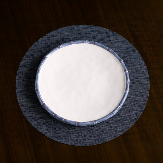 Blue Bamboo Dinner Plate