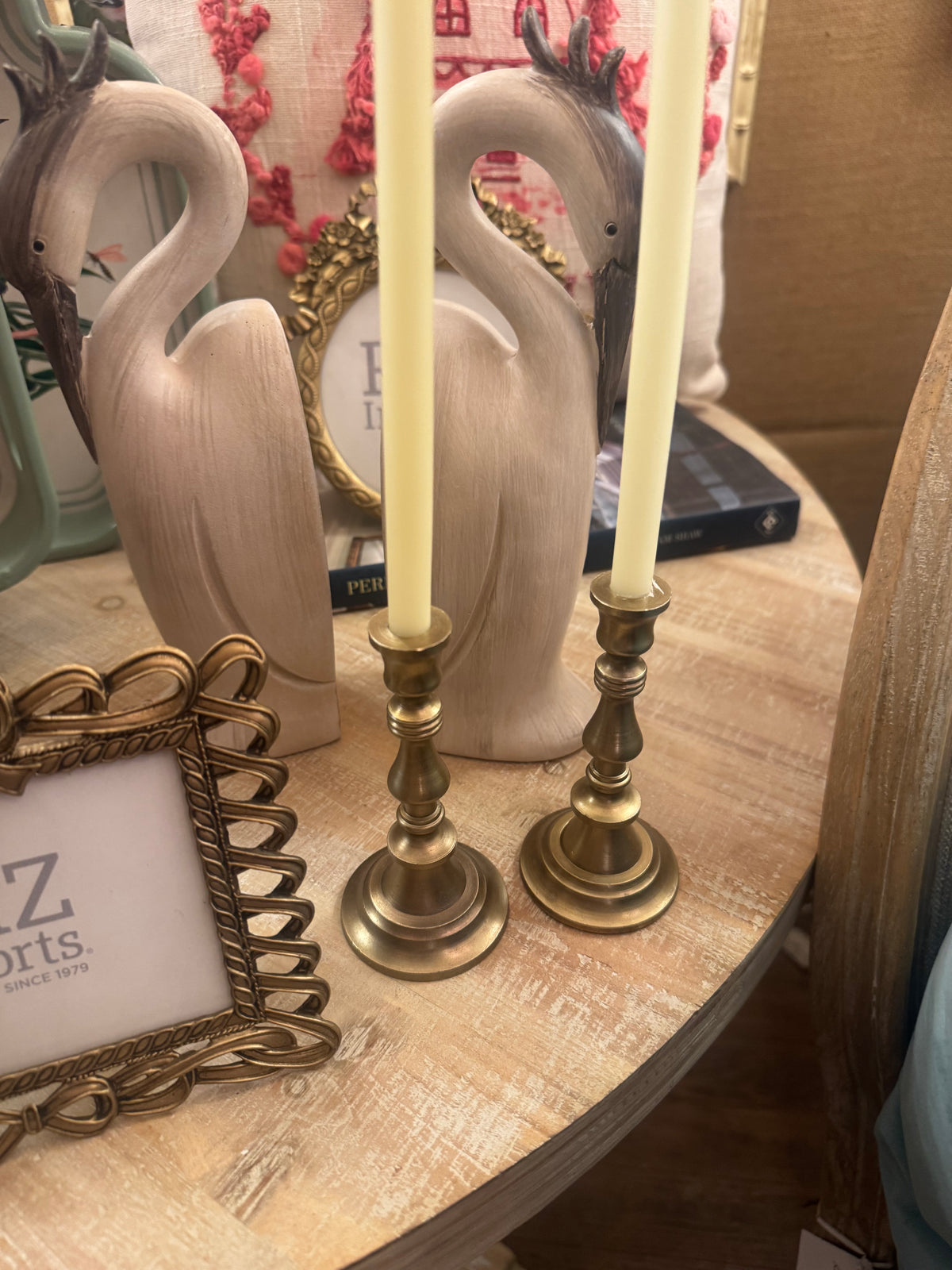 Small Brass Candlesticks