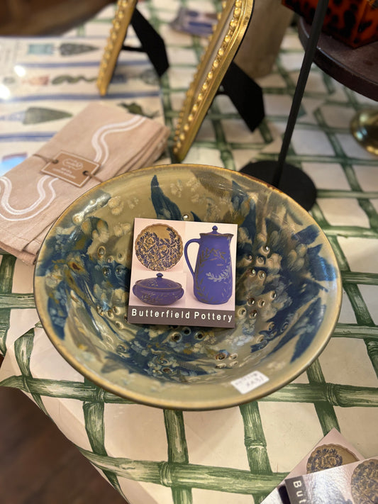 Green Berry Pottery Bowl