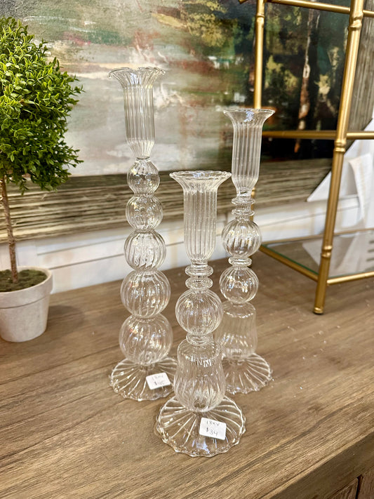 Beatriz Ball Clear Candle Sticks