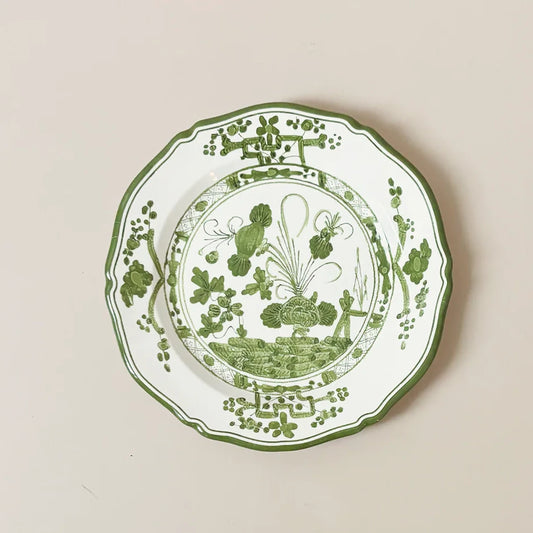 Vida Faenza Salad Plate - Green + White