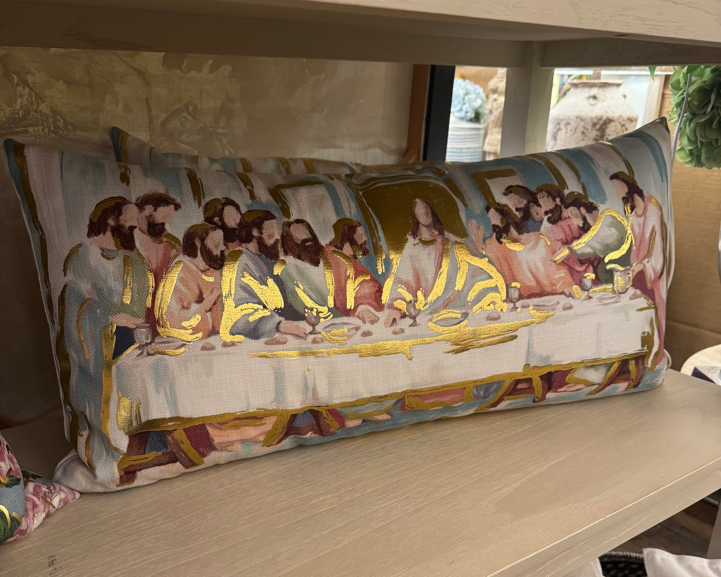 Last Supper Lumbar Pillow