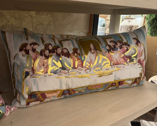 Last Supper Lumbar Pillow