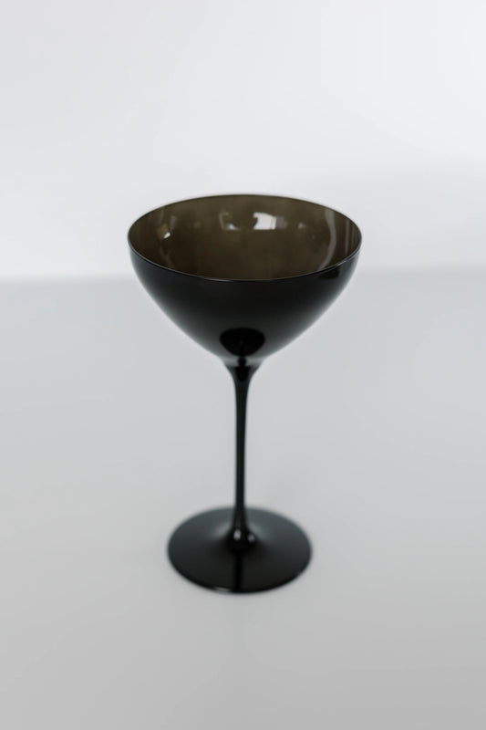 Estelle Martini Glass - "Black"