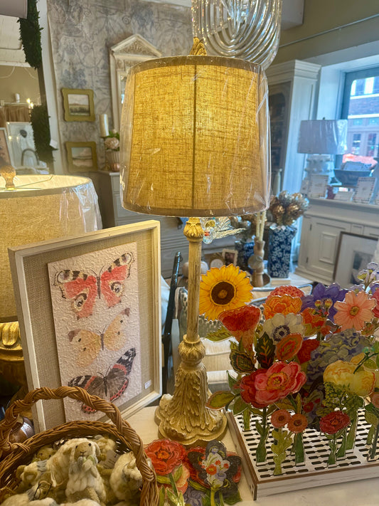 Antiqued Metal Lamps