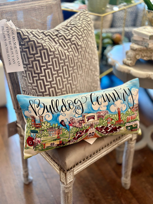 Bulldog Country Starkville Pillow