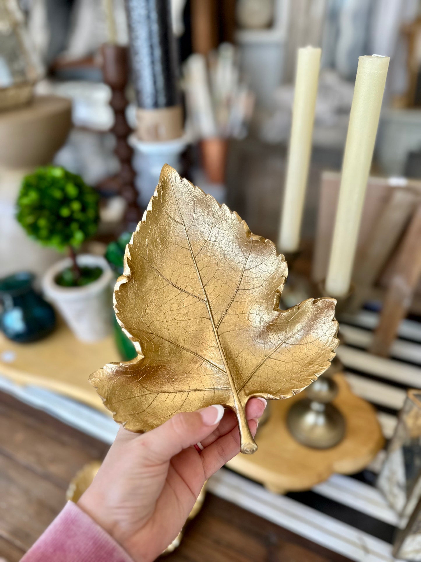 Gold Leaf Tray