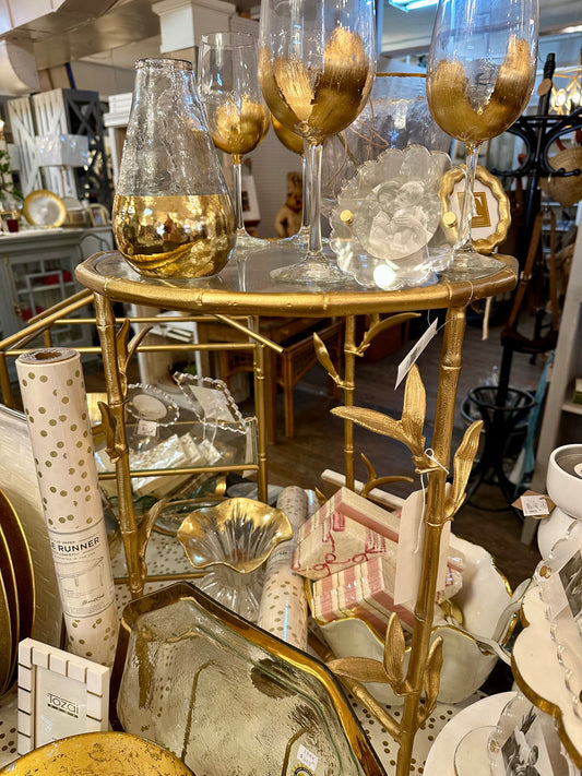 Gold Bamboo Table