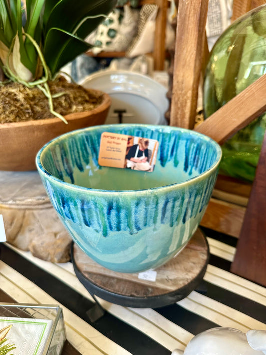 Blue + Green Mixing Bowl