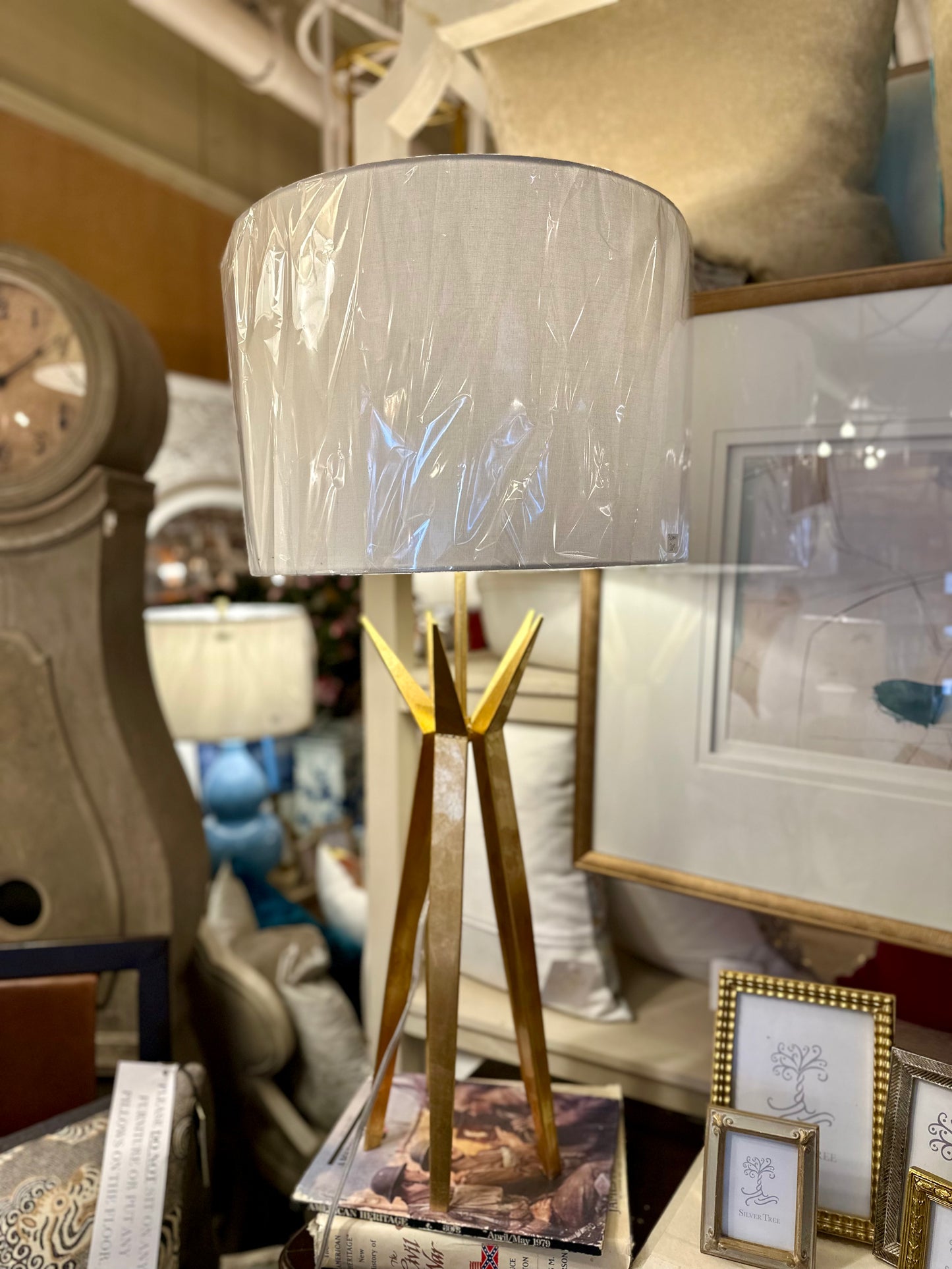 Gold Crown Lamp