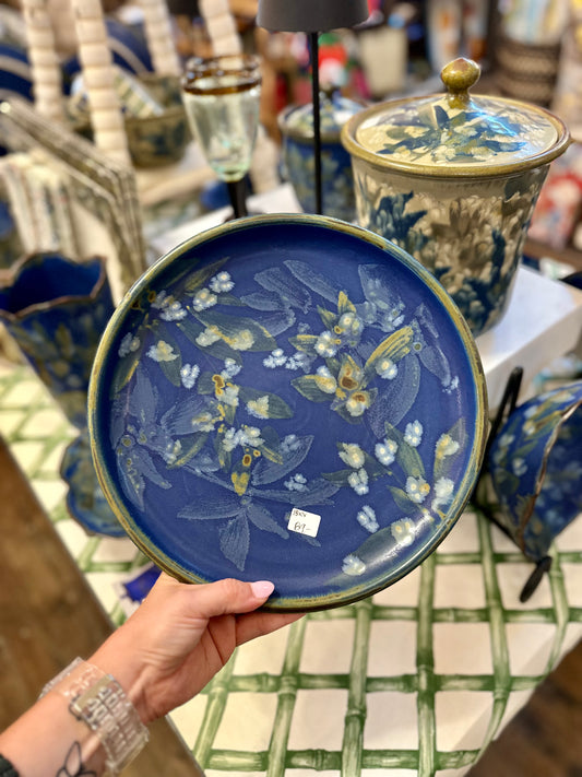 BF Blue Round Platter/Plate