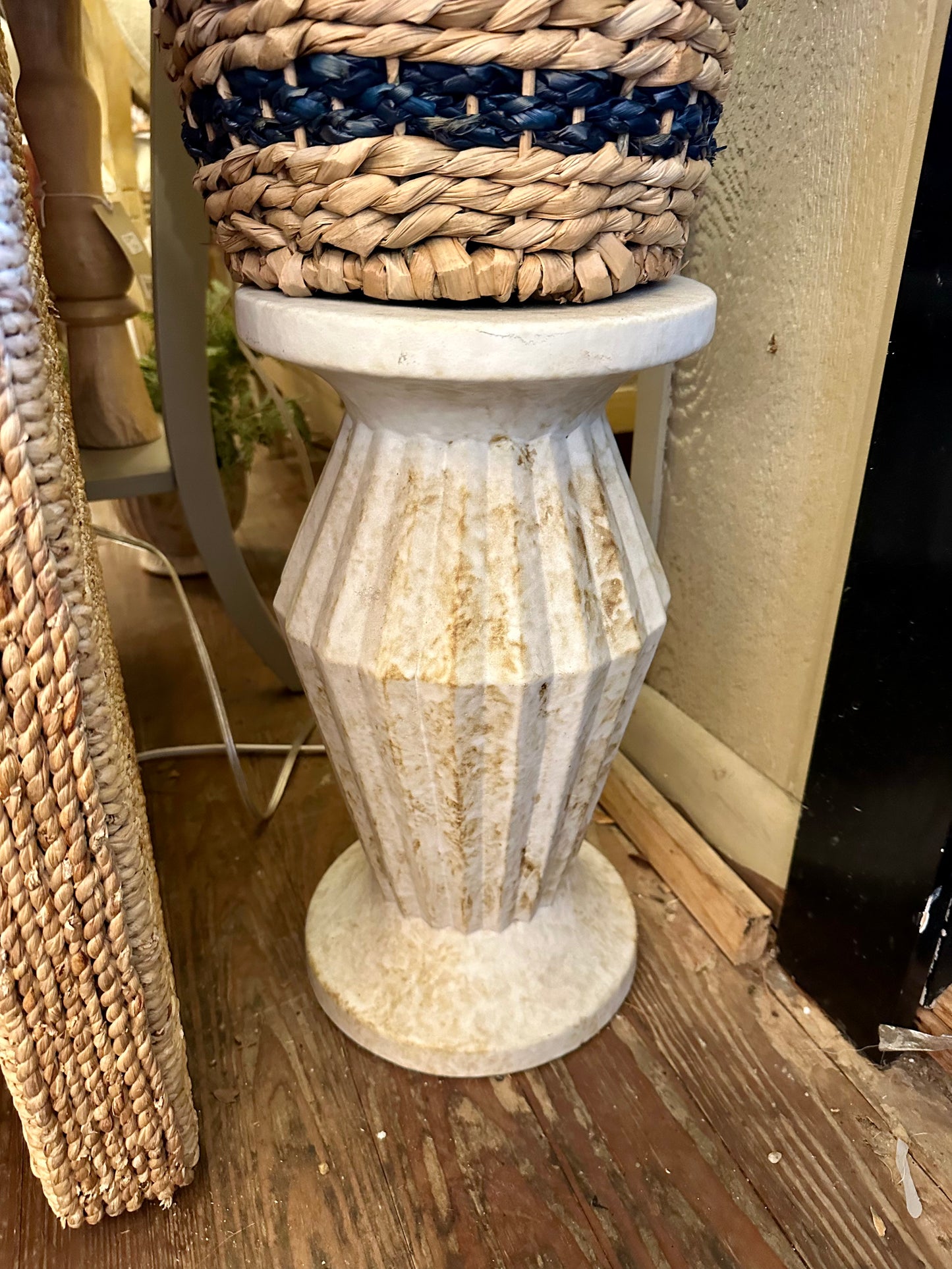 Distressed Grey Urn