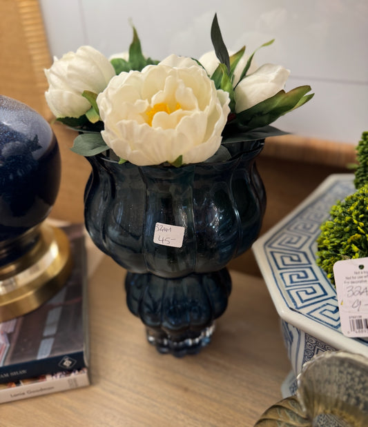 Blue Glass Vase