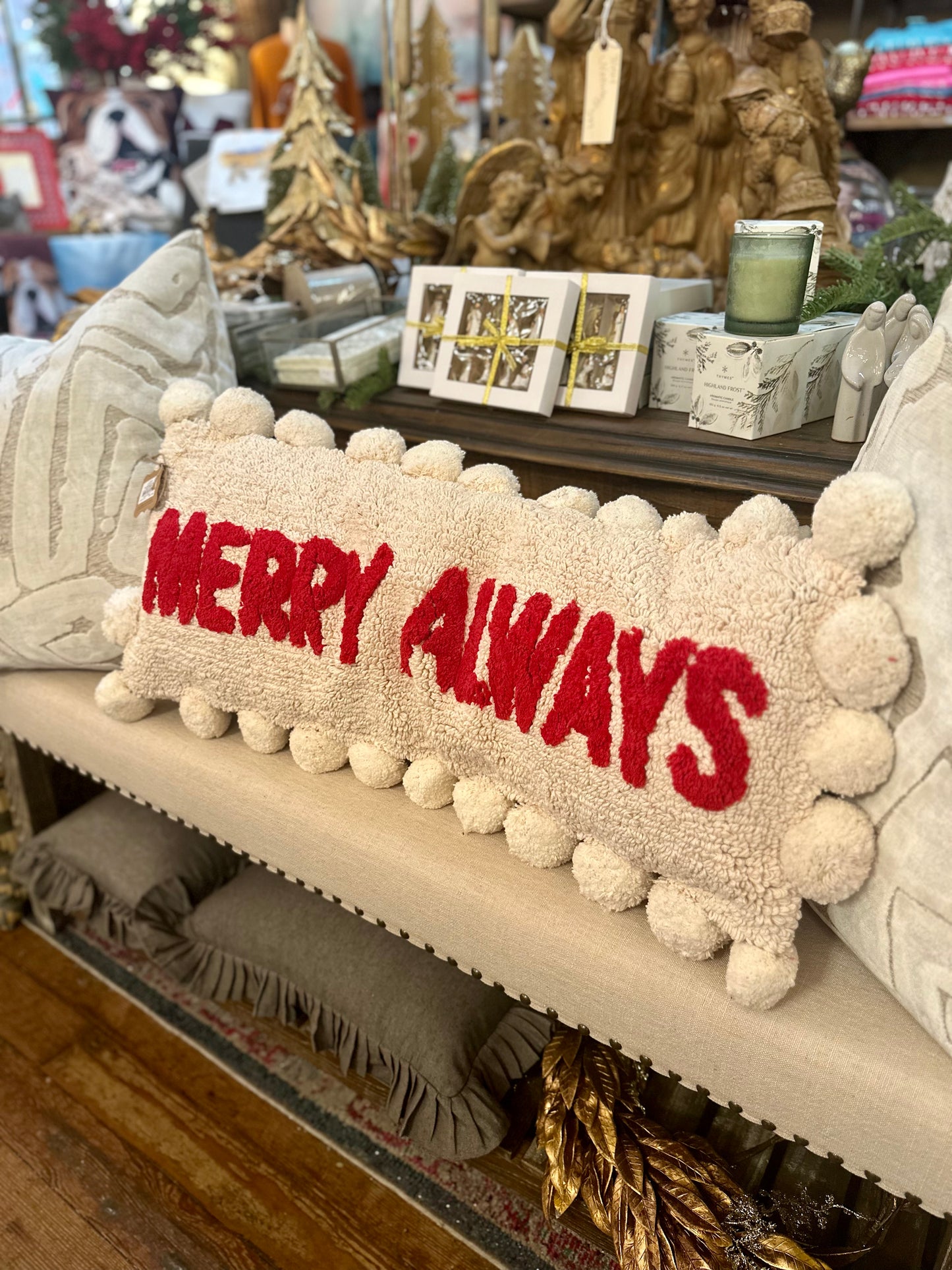 “Merry Always” Pillow