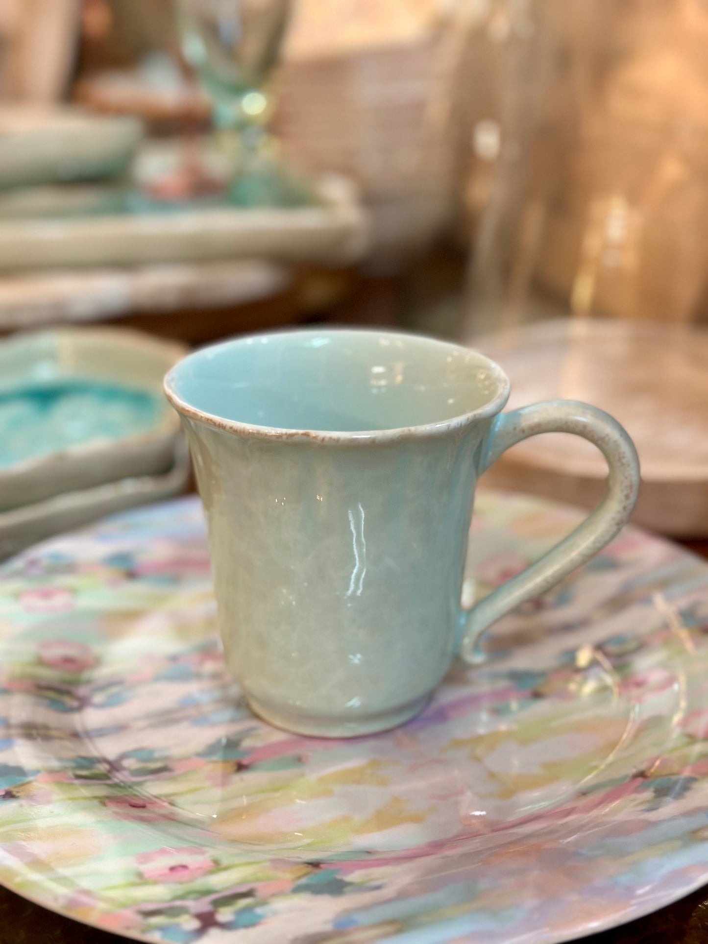 Blue Casafina Impressions Mug