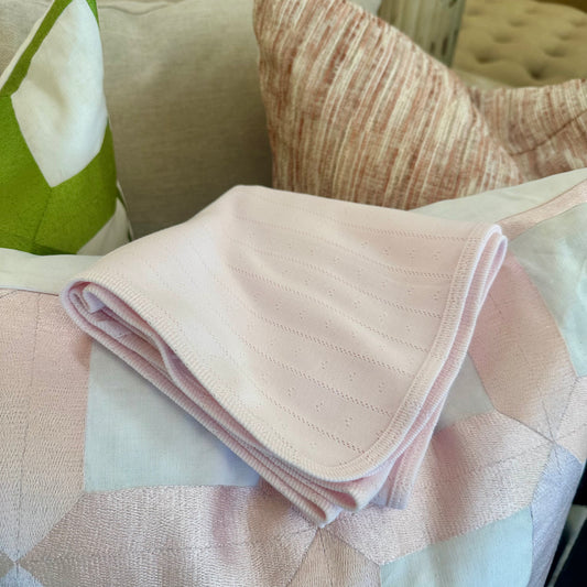 Love Lines Pink Blanket Swaddle