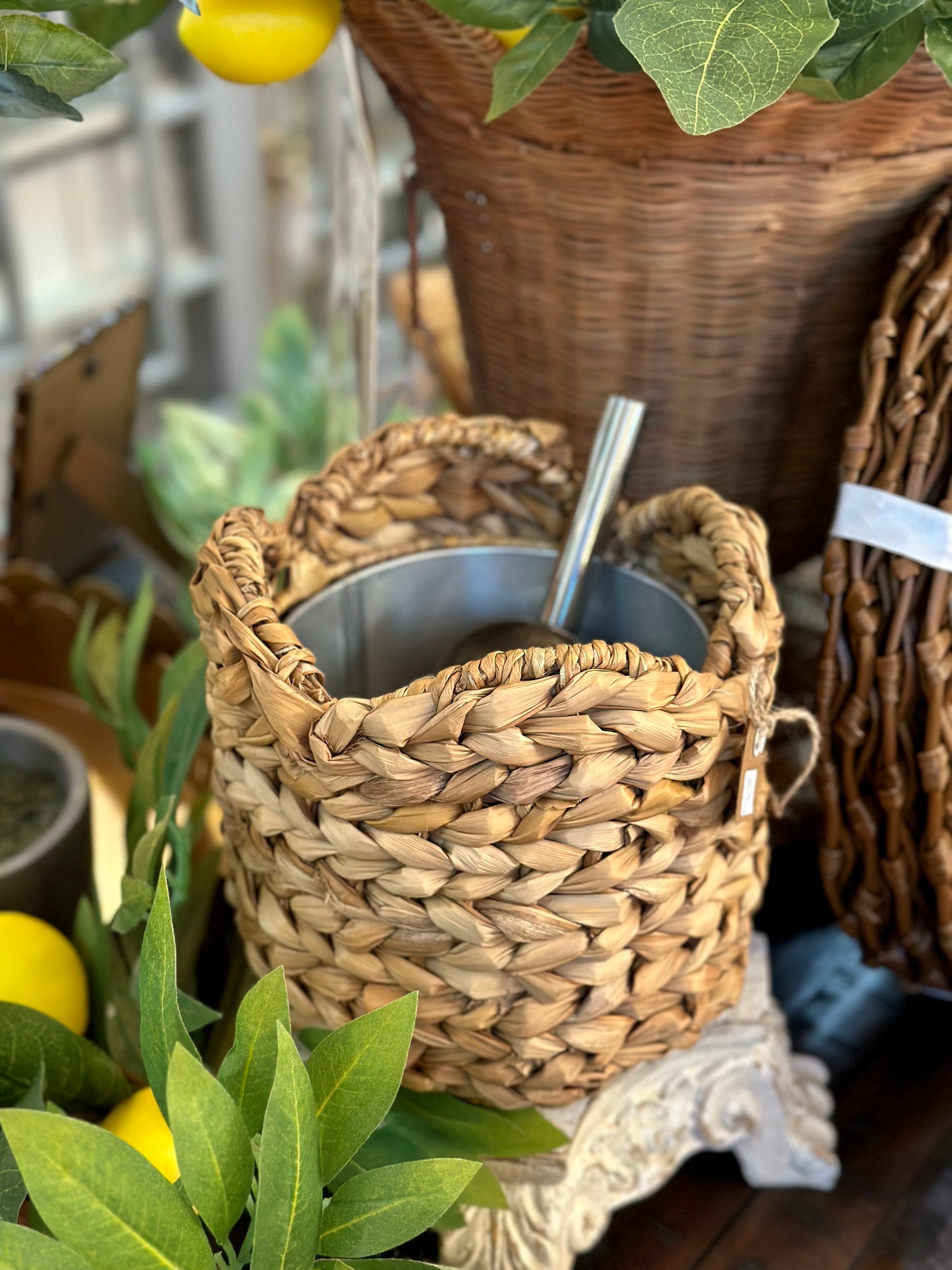 Rattan Ice Bucket