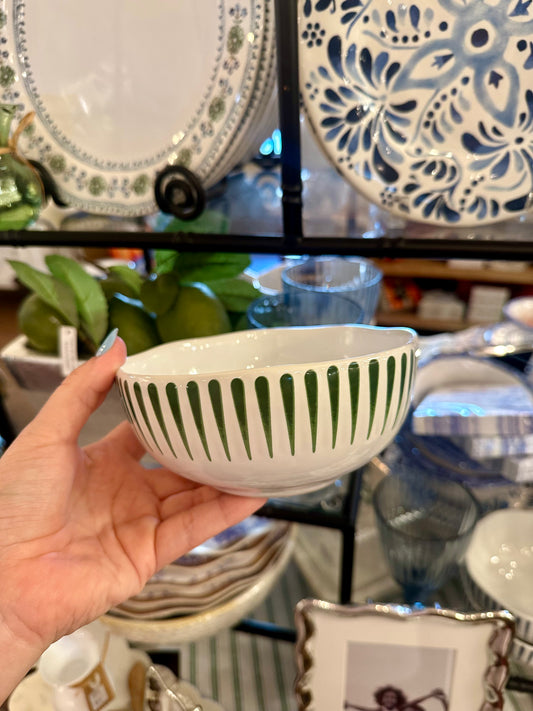 Juliska Sitio Stripe Basil Cereal Bowl