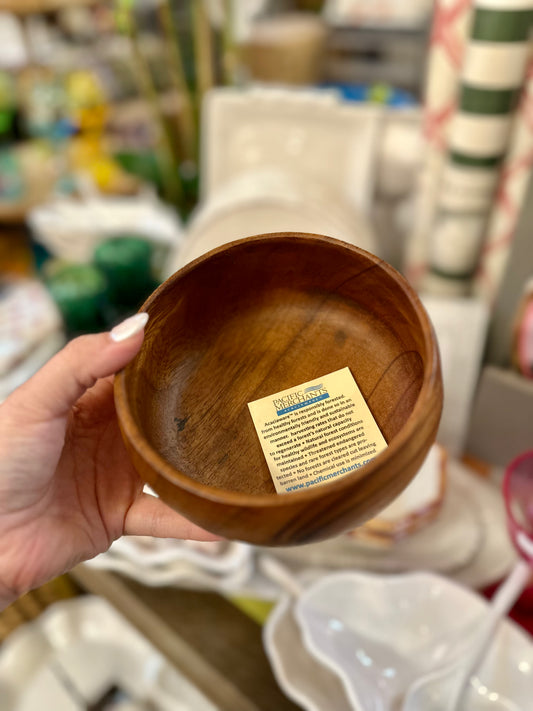 Small Wooden Salad Bowls