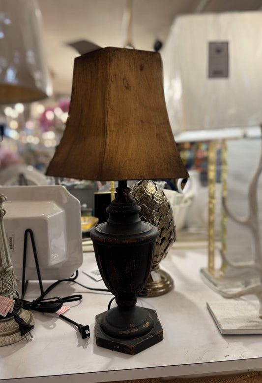 Tin Black Lamp