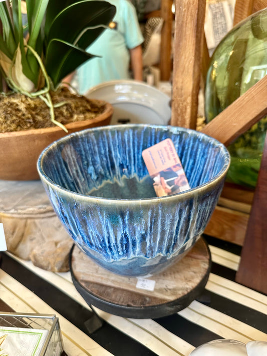 Blue + Green Mixing Bowl