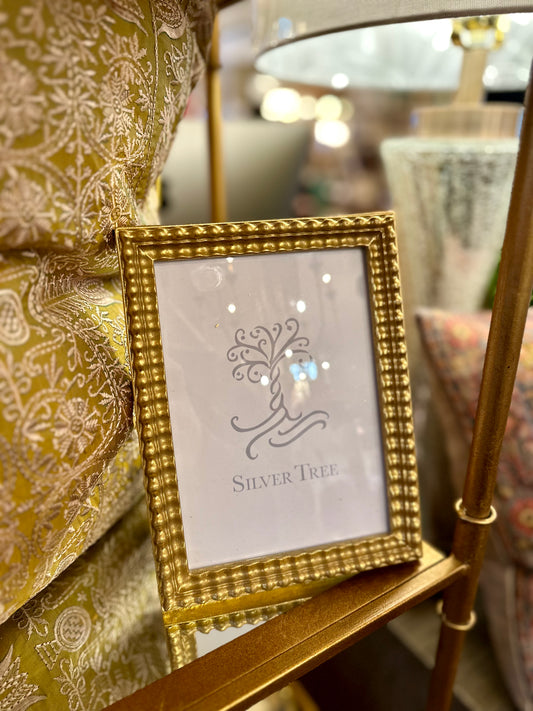 Gold Beaded Frame