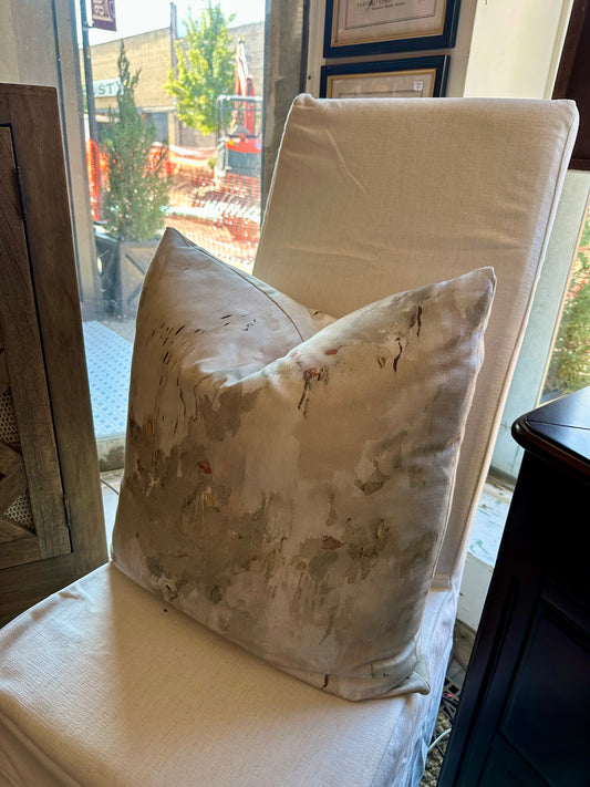 Neutral Abstract Pillow