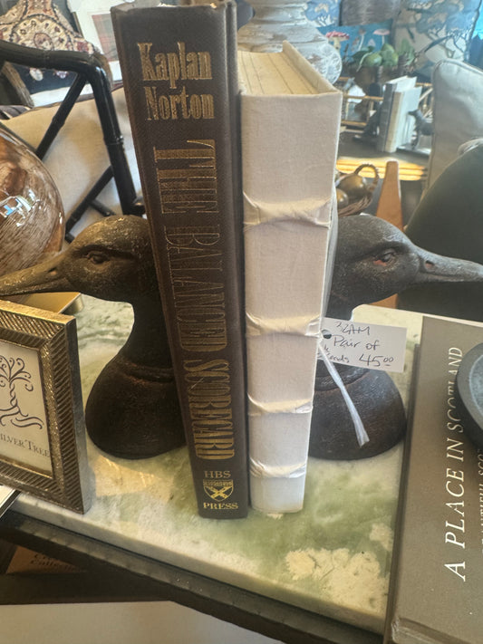 Pair of Duck Bookends