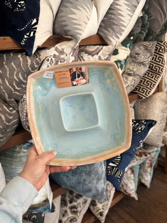 Light Blue Square Chip + Dip