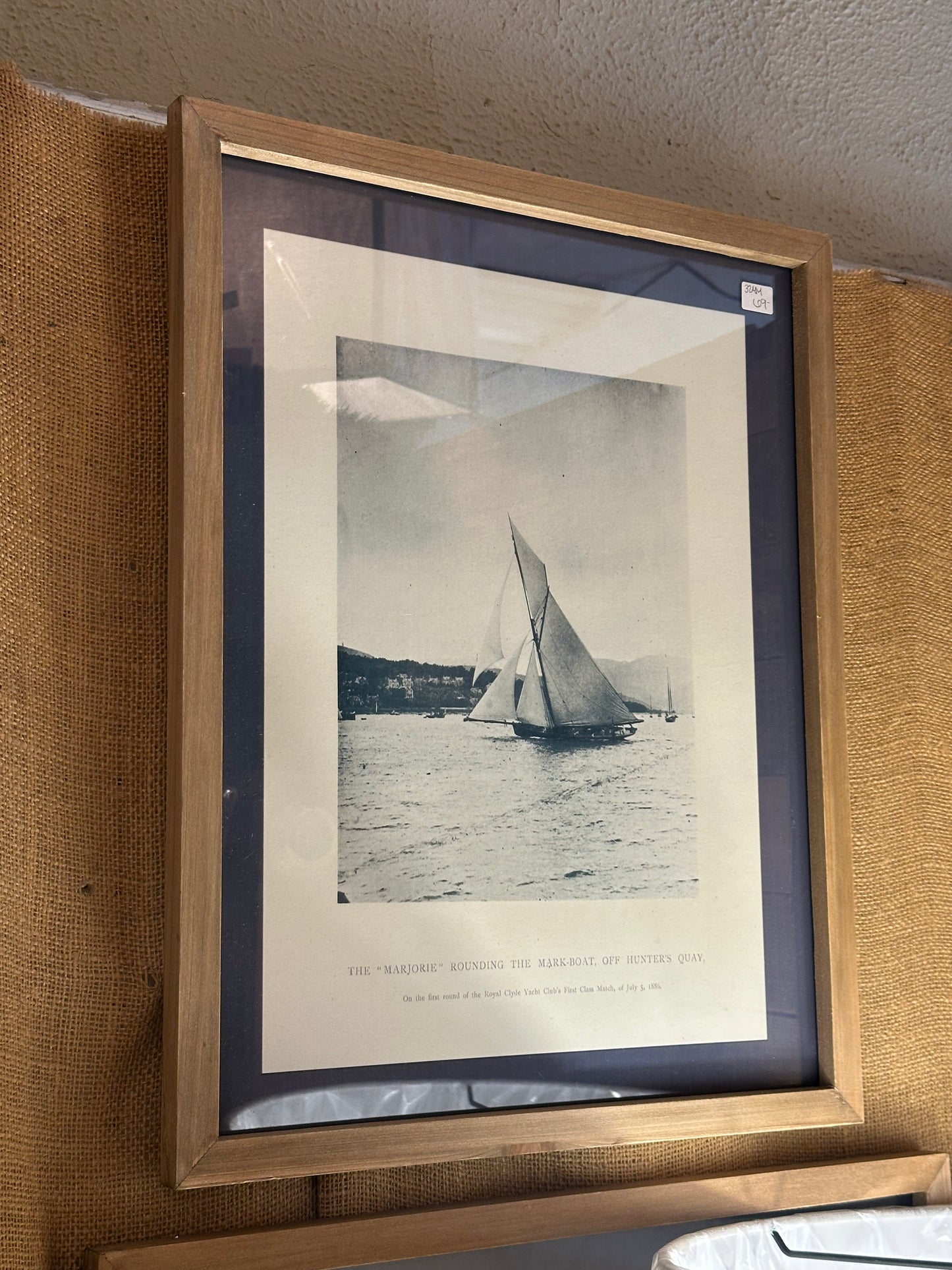 Blue Vertical Sailboat Picture