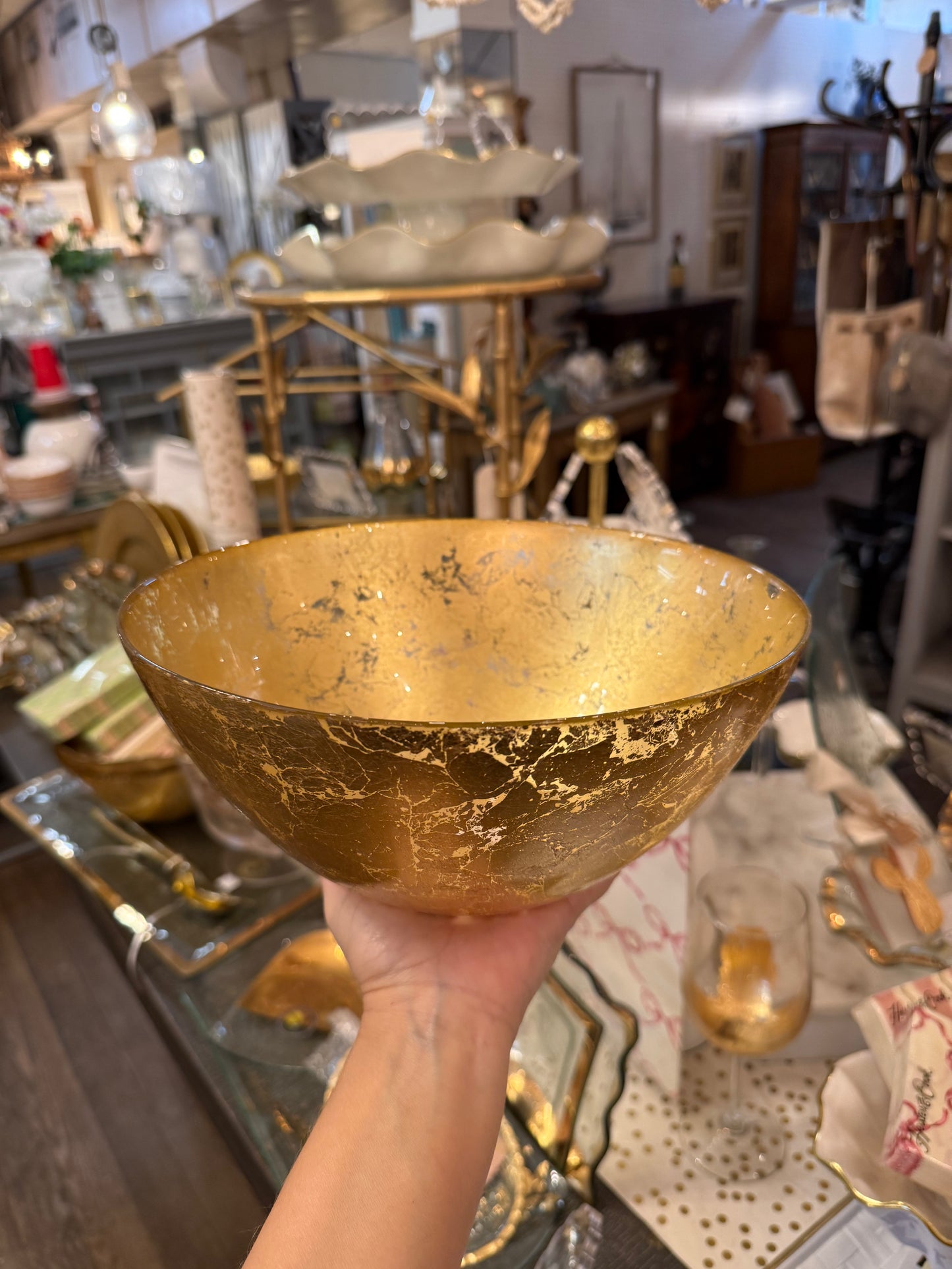 Gold Leaf Bowl
