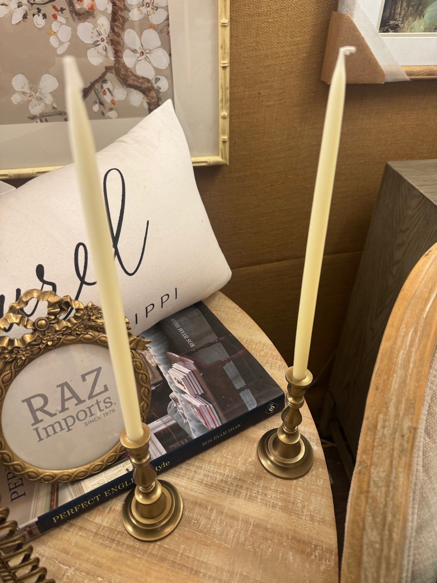 Small/Short Brass Candlesticks