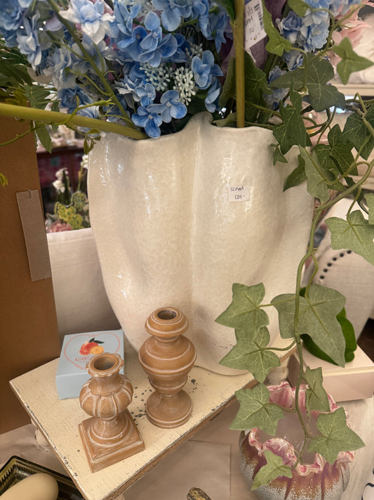 Large White Vase