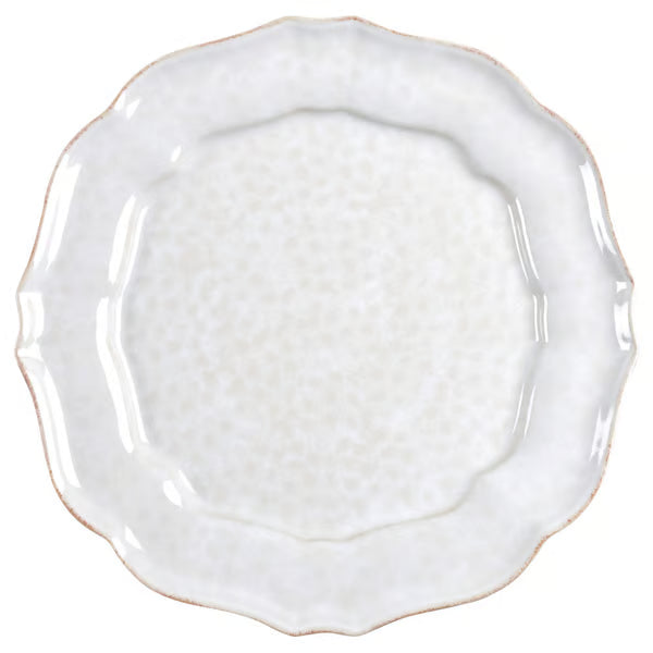 Impressions Dinner Plate in white
