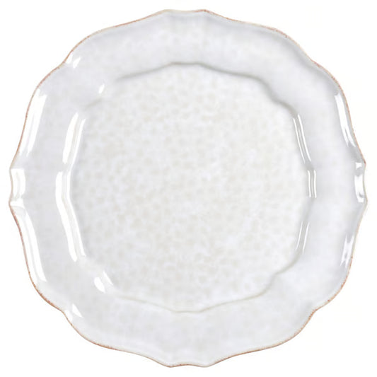 Impressions Dinner Plate in white